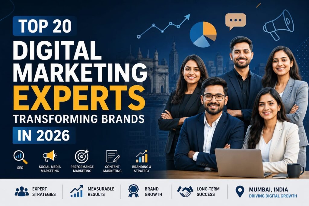 Top 20 Digital Marketing Experts Transforming Brands in 2026