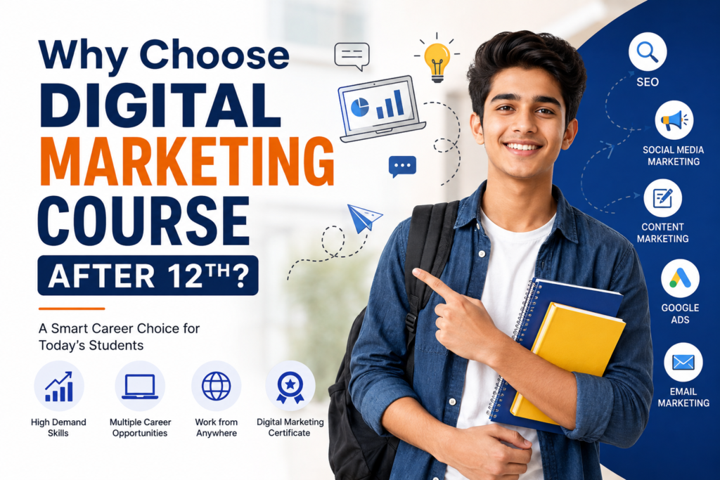 Why Choose a Digital Marketing Course After 12th?